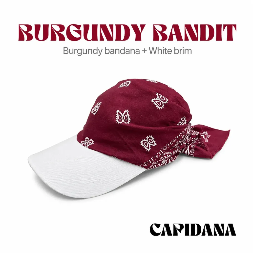BURGUNDY BANDIT BANDANA