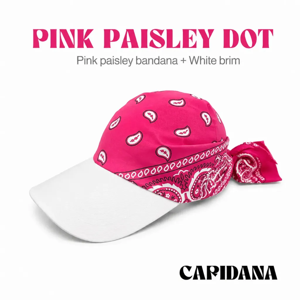 PINK PAISLEY DOT